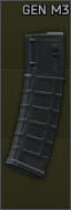 40발, 5.56x45 Magpul PMAG 40 GEN M3 STANAG 탄창 