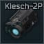 Zenit Klesch-2P flashlight with laser