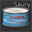 Can of pacific saury