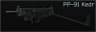 PP-91 Kedr 9x18PM submachine gun