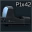 VOMZ Pilad P1x42 Weaver 반사 조준경 