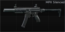 SIG MPX 9x19 submachine gun Silenced