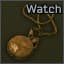 Bronze pocket watch on a chain