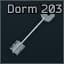 Dorm room 203 key