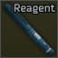 Syringe with a chemical