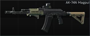 Kalashnikov AK-74N 5.45x39 assault rifle Magpul