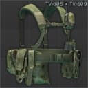 WARTECH TV-109 + TV-106 chest rig (A-TACS FG)