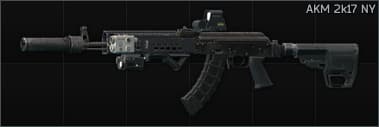 Kalashnikov AKM 7.62x39 assault rifle 2k17 NY
