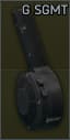 50발, Glock 9x19 SGM Tactical 드럼 탄창 