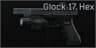 Glock 17 9x19 pistol Hex
