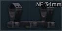 Nightforce Magmount 34mm 링 스코프 마운트 