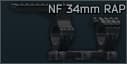 견고한 액세서리 플랫폼이 장착된 Nightforce Magmount 34mm 링 스코프 마운트 