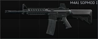 Colt M4A1 5.56x45 assault rifle SOPMOD I