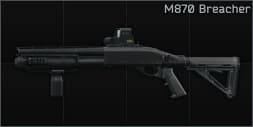 Remington Model 870 12ga pump-action shotgun Breacher