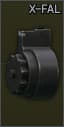 50발, SA-58/FAL 7.62x51 X Products X-FAL 드럼 탄창 