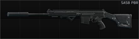DS Arms SA58 7.62x51 assault rifle PBR