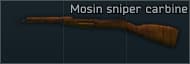 Mosin 소총 저격용 카빈 개머리판 