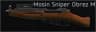 Mosin 7.62x54R bolt-action rifle (Sniper) Obrez M