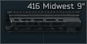 HK 416A5 Midwest Industries 9인치 M-LOK 총열덮개 