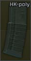 30발, 5.56x45 HK 30 STANAG 폴리머 탄창 