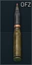 OFZ 30x165mm shell