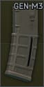 30발, 5.56x45 Magpul PMAG 30 GEN M3 W STANAG 탄창 (FDE)