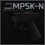 HK MP5K 9x19 submachine gun