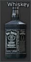 Bottle of Dan Jackiel whiskey