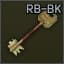 RB-BK marked key