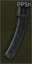35발, PPSh-41 7.62x25 탄창 