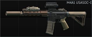 Colt M4A1 5.56x45 assault rifle USASOC-I