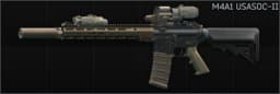 Colt M4A1 5.56x45 assault rifle USASOC-II