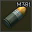 40x46mm M381 (HE) grenade