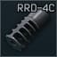 AK-74 thread type JMac Customs RRD-4C multi-caliber muzzle brake