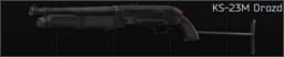 TOZ KS-23M 23x75mm pump-action shotgun Drozd
