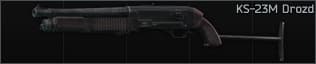 TOZ KS-23M 23x75mm pump-action shotgun Drozd
