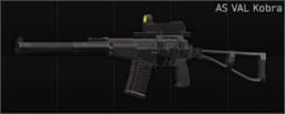 AS VAL 9x39 special assault rifle Kobra