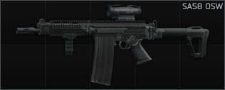 DS Arms SA58 7.62x51 assault rifle OSW
