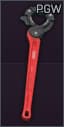 Pipe grip wrench