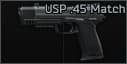 HK USP .45 ACP pistol Match