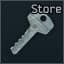 Convenience store storage room key