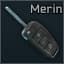 Merin car trunk key