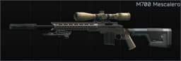 Remington Model 700 7.62x51 bolt-action sniper rifle Mescalero