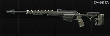 SV-98 7.62x54R bolt-action sniper rifle OV