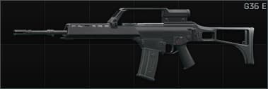 HK G36 5.56x45 assault rifle E