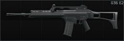 HK G36 5.56x45 assault rifle E2