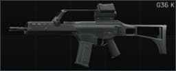 HK G36 5.56x45 assault rifle K