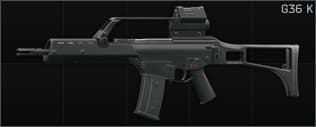 HK G36 5.56x45 assault rifle K