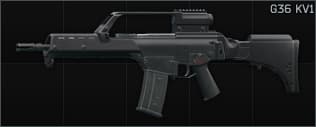 HK G36 5.56x45 assault rifle KV1