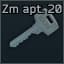 Zmeisky 5 apartment 20 key